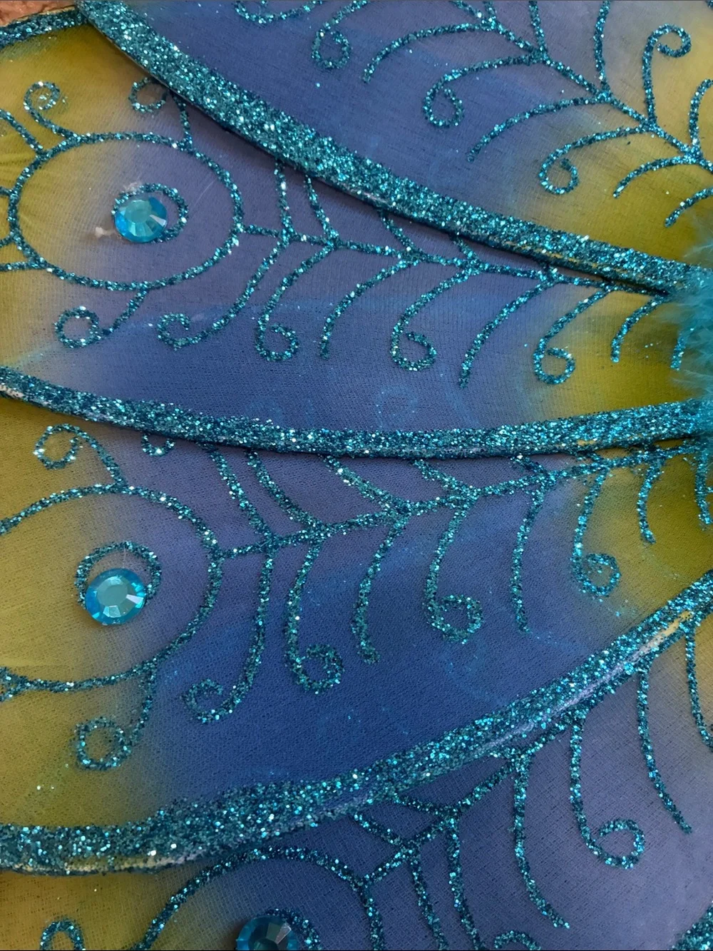 Peacock Tutu Costume Set / Bird Halloween Dress-Up
